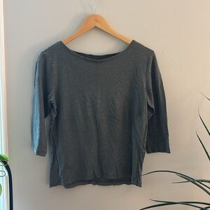 J. Crew Olive Linen Women's Blouse